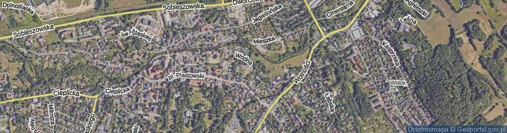 Zdjęcie satelitarne Wodna ul.